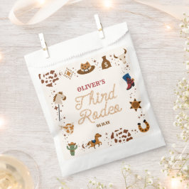 Sacolinha Meu Terceiro Partido aniversário de 3 anos do Vaqu