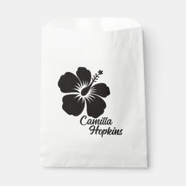 Sacolinha Minimal Elegant Floral Personalized Design