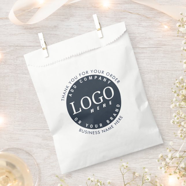 Sacolinha Mínimo moderno do logotipo comercial personalizado (Cortado)
