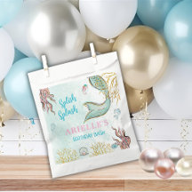 Mint Glitter Mermaid tail under the sea 