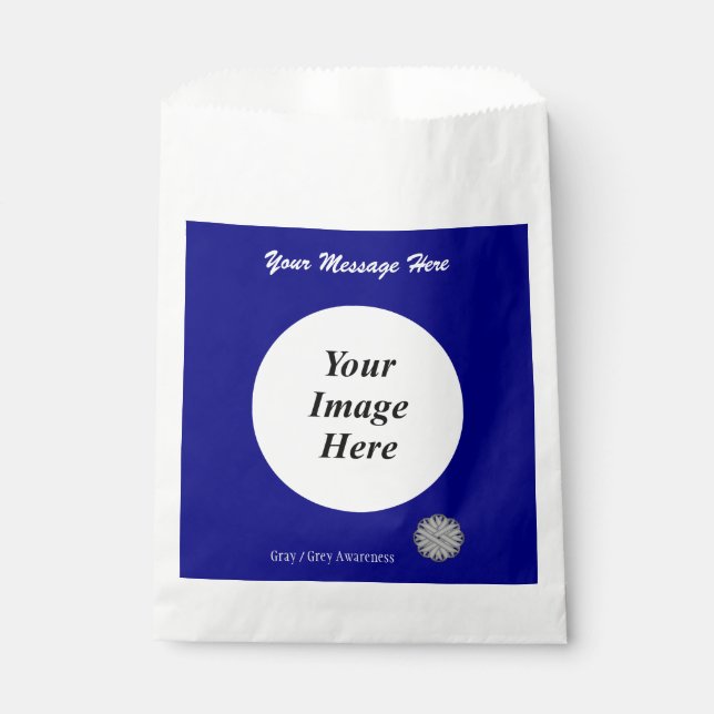 Sacolinha Modelo da Flower Fbon cinza por Kenneth Yoncich (Frente)