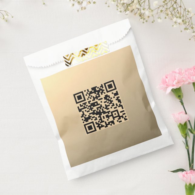 Sacolinha Modelo de código QR editável instantaneamente | Fa (Selado)