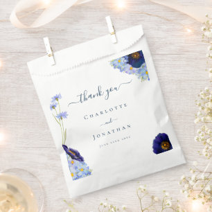 Sacolinha Modern Boho Wildflower Wedding Obrigado