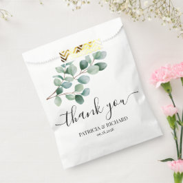 Sacolinha Modern Eucalyptus Greenery Wedding