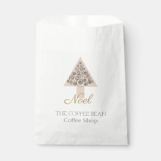 Sacolinha Moderna Identidade Visual de Negócios de Cafés de