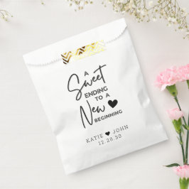 Sacolinha Moderno Simples Uma Doce Acabando com Um Novo Come