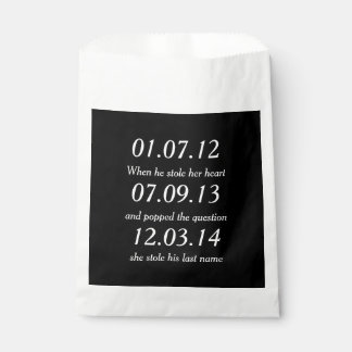 Sacolinha Momentos Românticos Datas Personalizadas Casamento