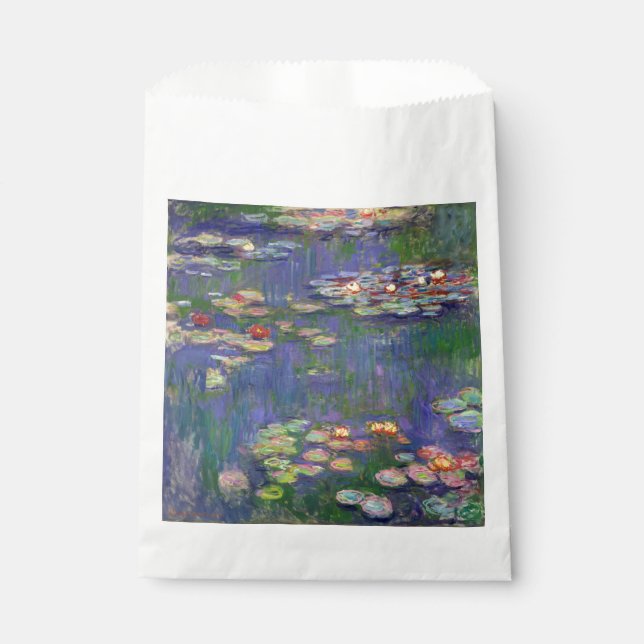Sacolinha Monet Water Lily - Pintura de plataforma (Frente)