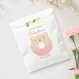 Sacolinha monograma de chá de fraldas bonitinho da rosquinh