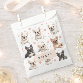 Sacolinha Monograma Personalizado Buldogue Francês Adorável
