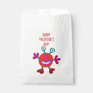 Sacolinha Monstro Whimsical Feliz dia de os namorados