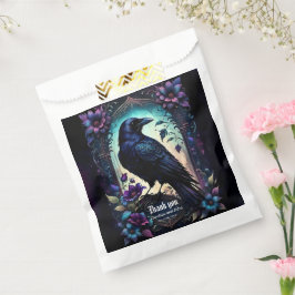Sacolinha Moonlit Raven | Suite de Noiva Floral Gótica.