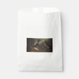 Sacolinha Morte e jovem mulher