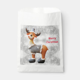 Sacolinha Mose Feliz de Natal vestindo um chapéu