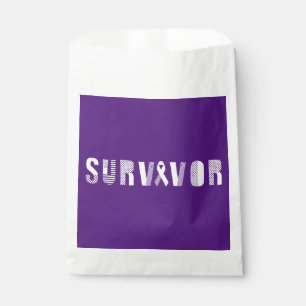 Sacolinha Motivação Inspiracional de Fita de Cancer Sobreviv