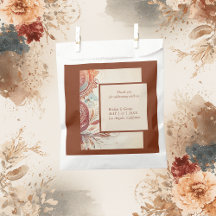 motivo de casamento tribal bege