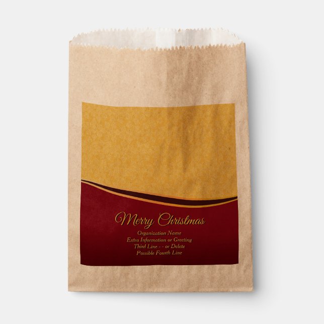 Sacolinha Mudar TODO o texto Organização Festa de Natal (Frente)