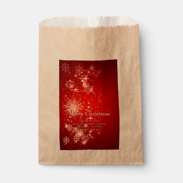 Sacolinha Mudar TODO o texto Organização Festa de Natal (Frente)