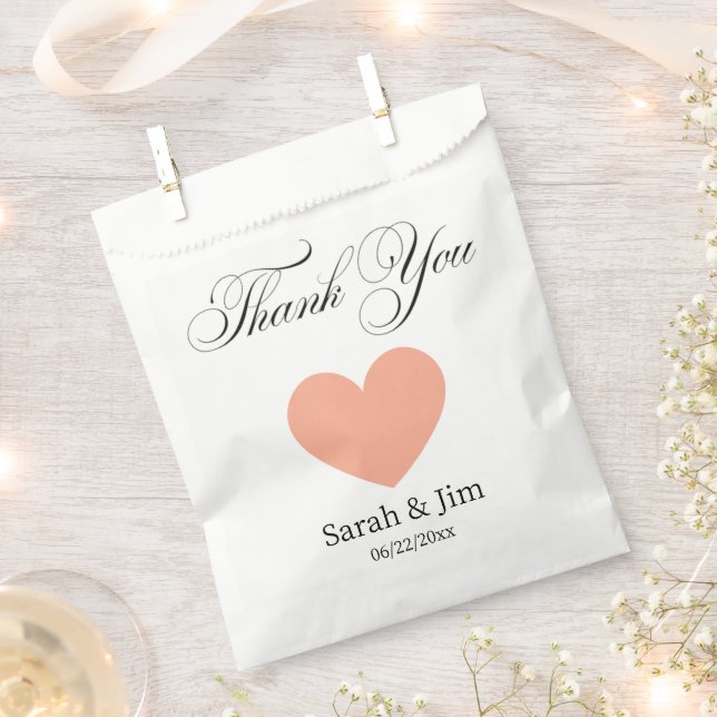 Sacolinha Muito obrigado, bolsas de casamento (Cortado)