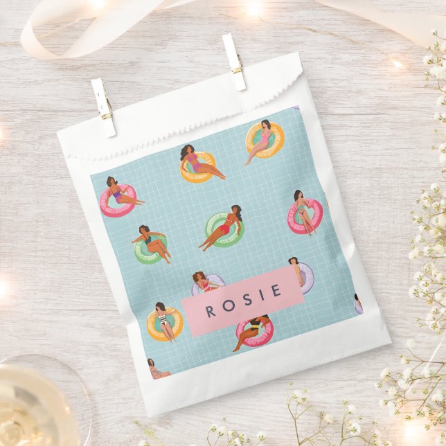 Sacolinha Mulheres de Verão Personalizadas Relaxando em Flux (Cortado)