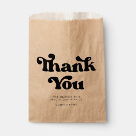 Sacolinha Na moda retro casamento preto e branco