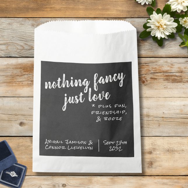 Sacolinha Nada De Rico Apenas Ama O Simples Quadro Casual (Criador carregado)