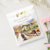 Napa Valley vineyard watercolor casamento - obriga