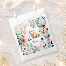 Sacolinha Nascido em DOIS são animais selvagens Safari 2º an