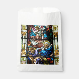 Sacolinha Nascimento da janela de vitral de Jesus