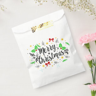 Sacolinha Natal Alegre Festivo  