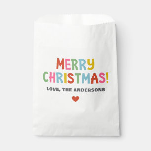 Sacolinha Natal Colorido Alegre Moderno