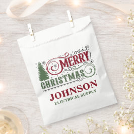 Sacolinha Natal Vermelho e Verde Antigo