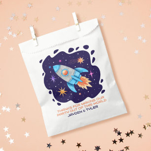 Sacolinha Navio-foguete com Galáxia Espacial Exterior de Est