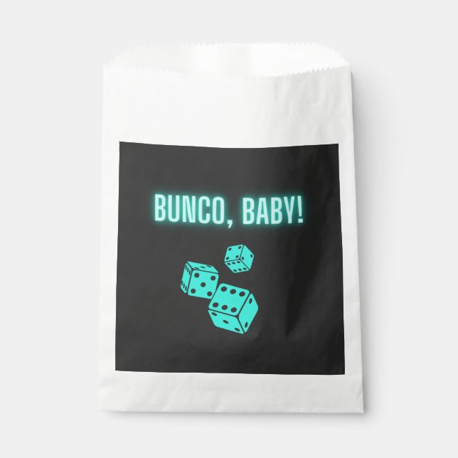 Sacolinha Neon Aqua Bunco Baby   (Frente)