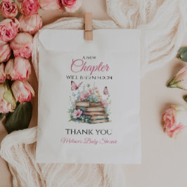 Sacolinha New Chapter Pink Girl Storybook Book Baby Shower