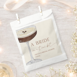 Sacolinha Noiva Em Um Tini Bit Expresso Martini Chá de Noiva