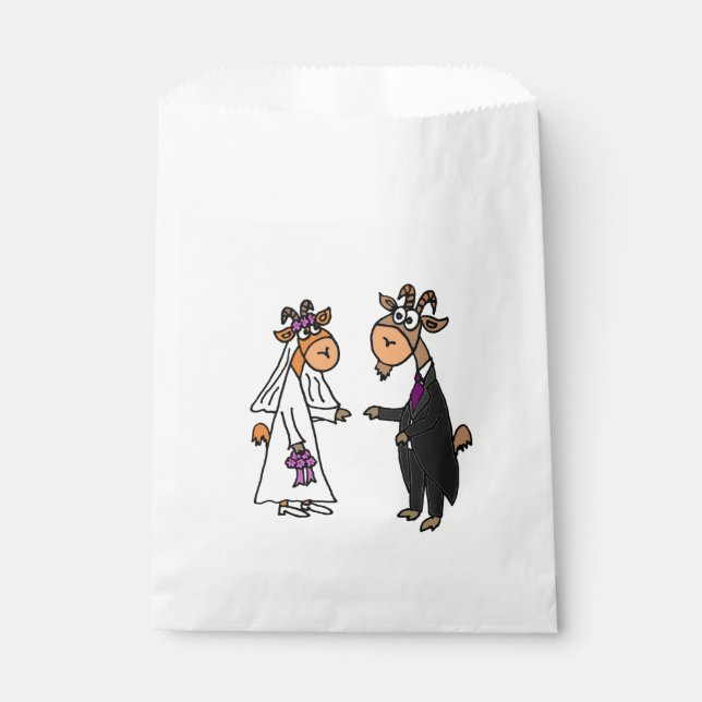 Sacolinha Noiva Engraçada e Bag de Favor do Groom (Frente)