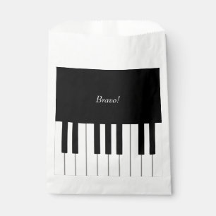 Sacolinha Nome e Mensagem Personalizados do Teclado Piano El