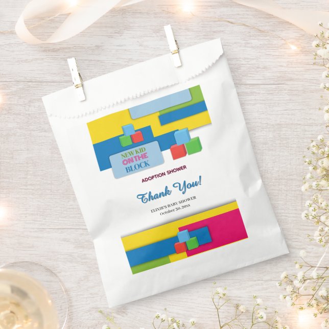 Sacolinha Nova Criança No Chá de fraldas De Foster De Adoção (Cortado)