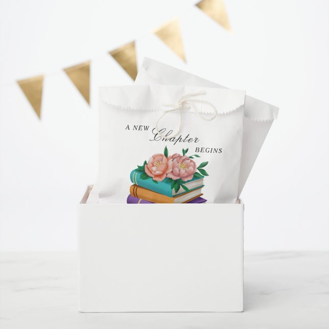 Sacolinha Novo Capítulo Começa Chuveiro Nupcial Floral (Festa)