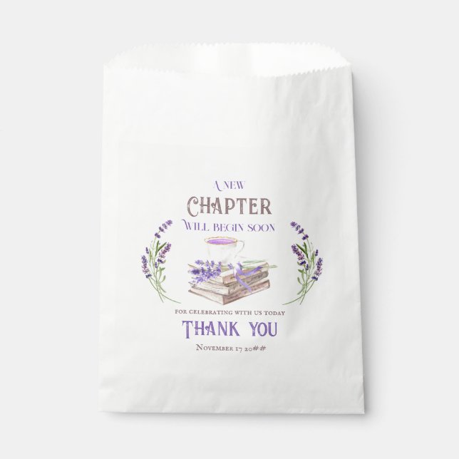 Sacolinha Novo Capítulo Começa Logo Livros Lavanda Chá de Be (Frente)
