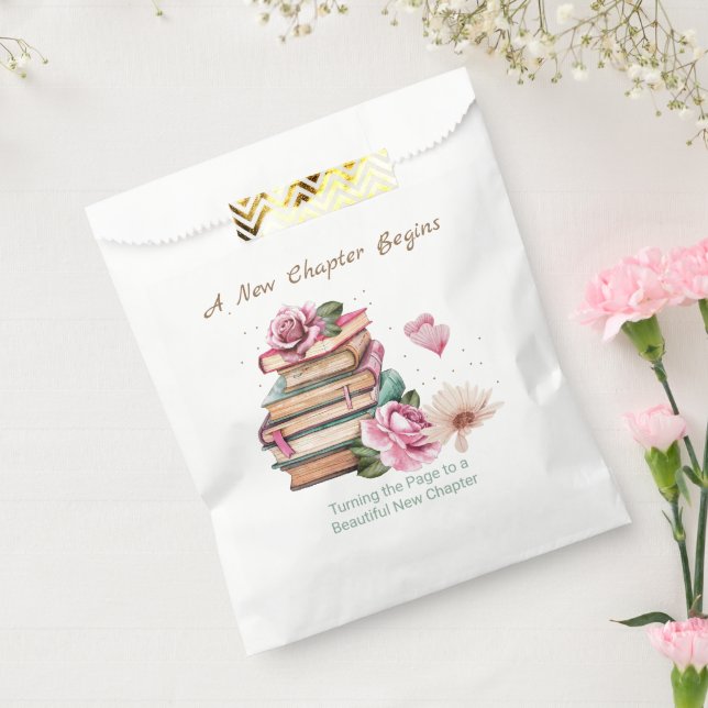 Sacolinha Novo Capítulo Começa Tema de Livro Romântico Flora (Selado)