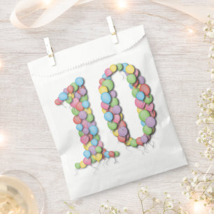 Sacolinha Número 10 Décima Festa de Aniversário