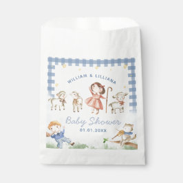 Sacolinha Nursery Rhyme Chá de fraldas Favor Bag