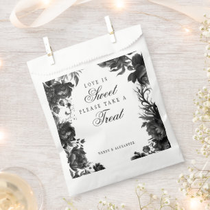 Sacolinha O Amor Branco Gótico Clássico é Casamento Doce