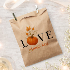 Sacolinha O AMOR cresce aqui | Letra Pumpkin no outono