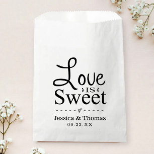 Sacolinha O amor é doce! As bolsas feitas sob encomenda do