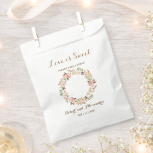 Sacolinha O amor é doce, cor-de-rosa, tratado de casamento