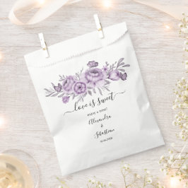Sacolinha O amor é o doce casamento das orquídeas, doce favo