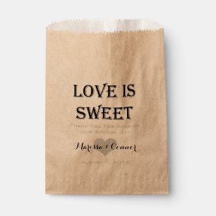 Sacolinha O amor é saco Wedding personalizado doce do favor